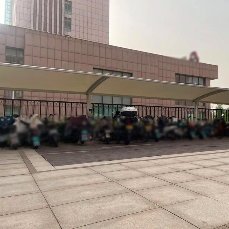 张北县膜结构电动车棚